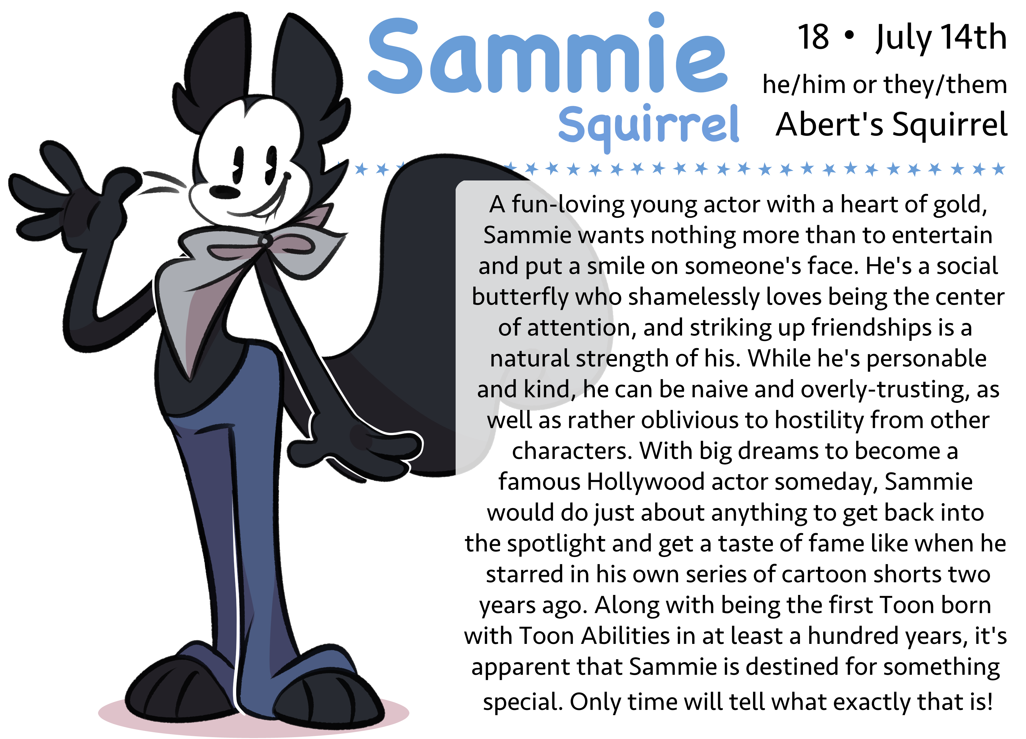 About Sammie Squirrel The Webcomic